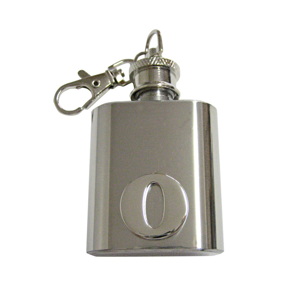 Letter O Monogram Keychain Flask - image 1